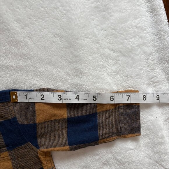 The Childrens Place Infant Boys Plaid Long-Sleeve Button-Up Shirt Size 0-3M - Picture 6 of 7